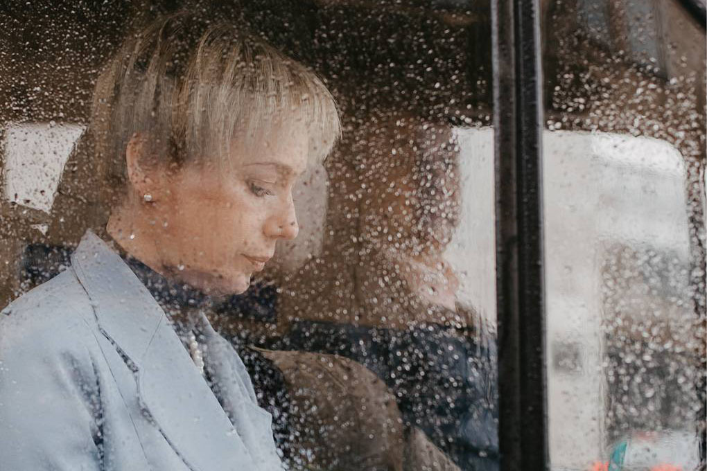 Чулпан Хаматова на съемках фильма «Доктор Лиза»
