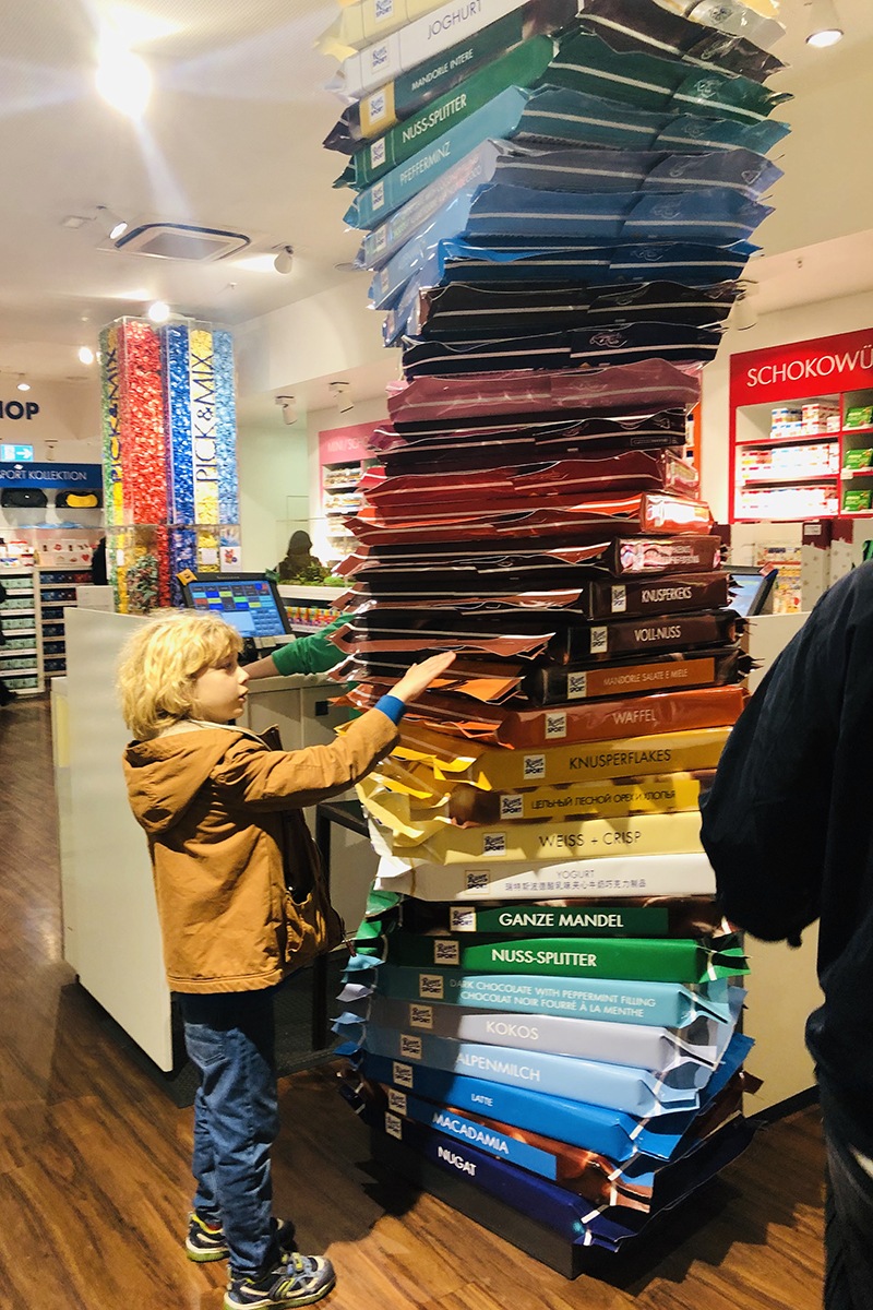 Магазин Ritter Sport в Берлине