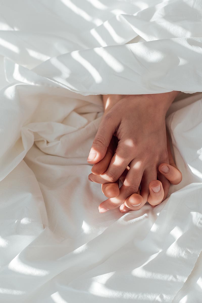 Holding hands